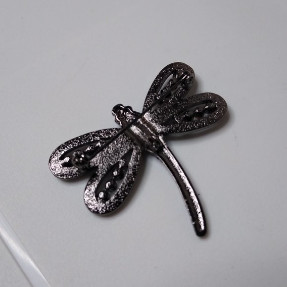 Blue And Purple Dragonfly Brooch - Picture 10 of 15